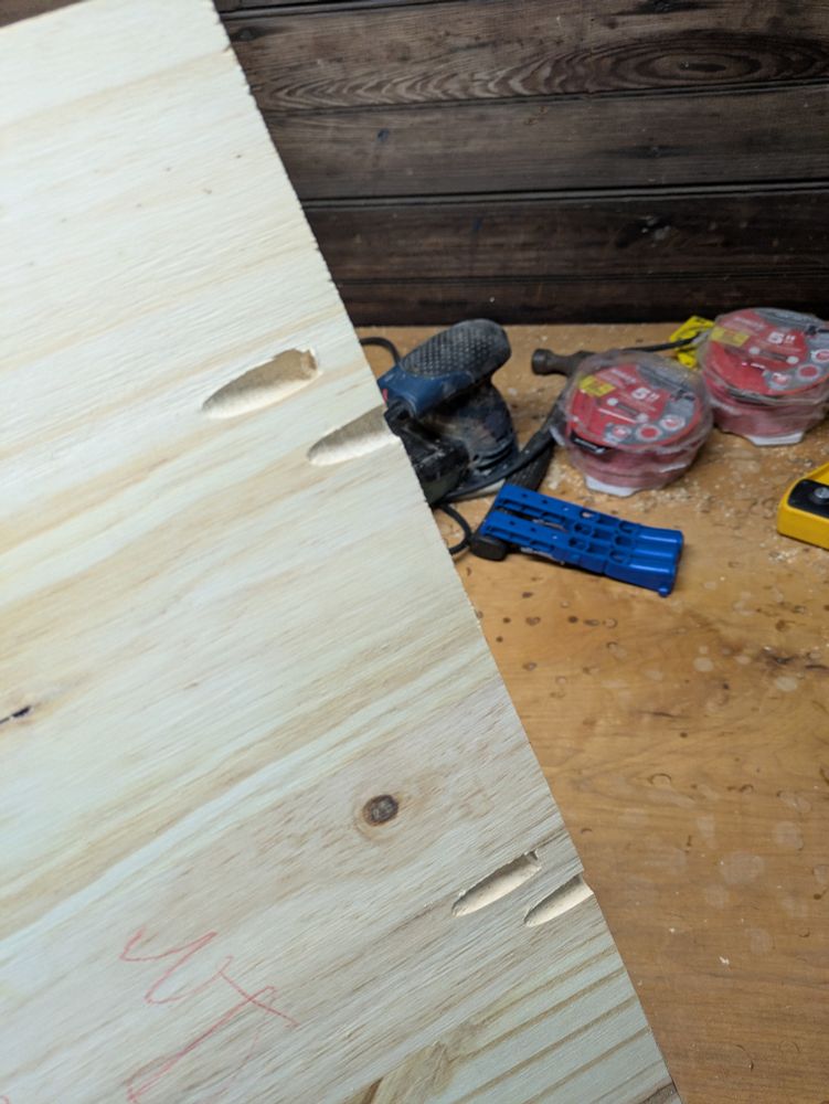 Mistakes happen and we simply resaw and redrill when it's the wrong size