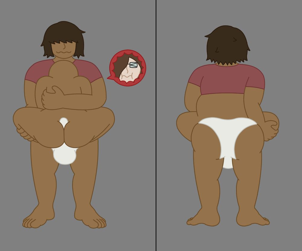 My self-insert giving the same pred a buttjob as I'm held tightly in his gut.