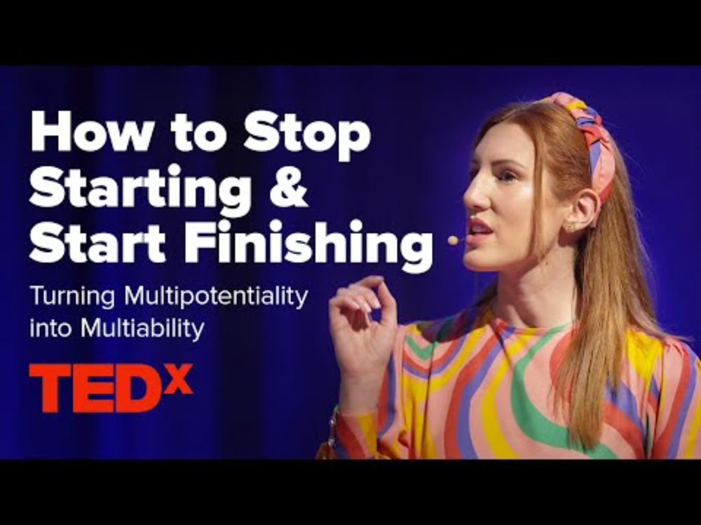 How to STOP Starting, START Finishing | Zoe Fragou | TEDxAUEB