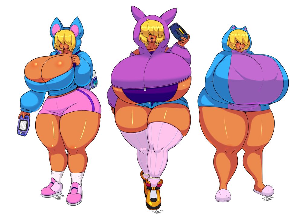 From left to right: Default, Confident and Friendly, and Girl Failure Gamer