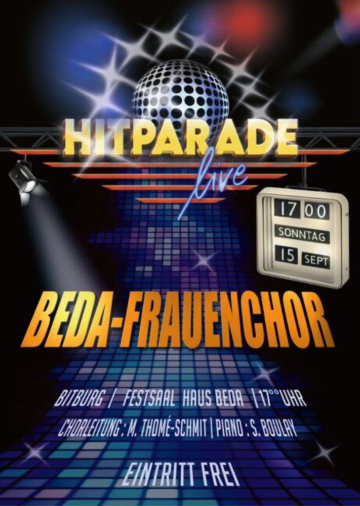 Hitparade-Revival in Bitburg – Singendes Land – Chorkonzert