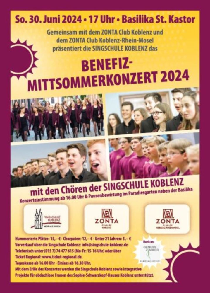 Mittsommerkonzert 2024: Chorkonzert für guten Zweck – Singendes Land – Chorkultur