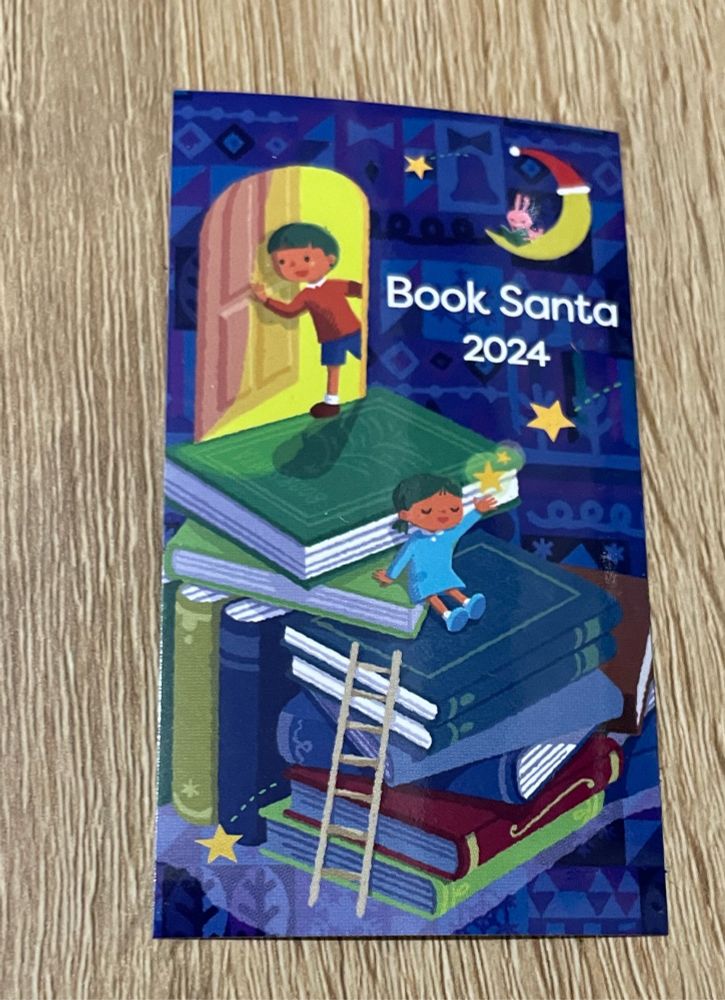 ブックサンタのステッカー