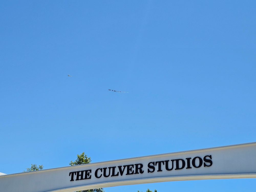 The same banner over the Culver studios