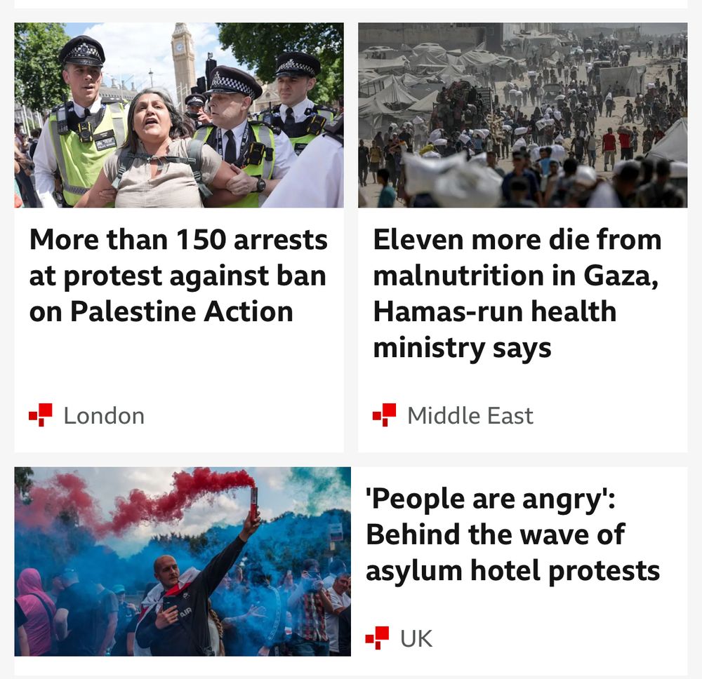 150 arrests for protesting the ban on Palestine Action. Zero arrests for haranguing hotels. 