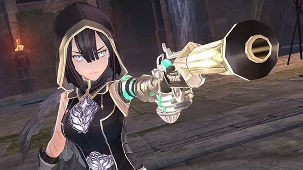 Aprilis pointing a gun at you