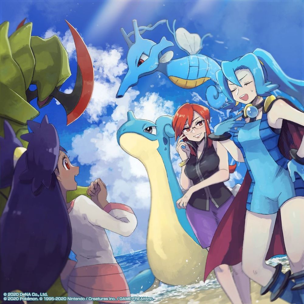 Pokemon masters new years official art