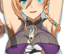 Zoomed in screenshot of karja's armpits from the official karja body pillow art