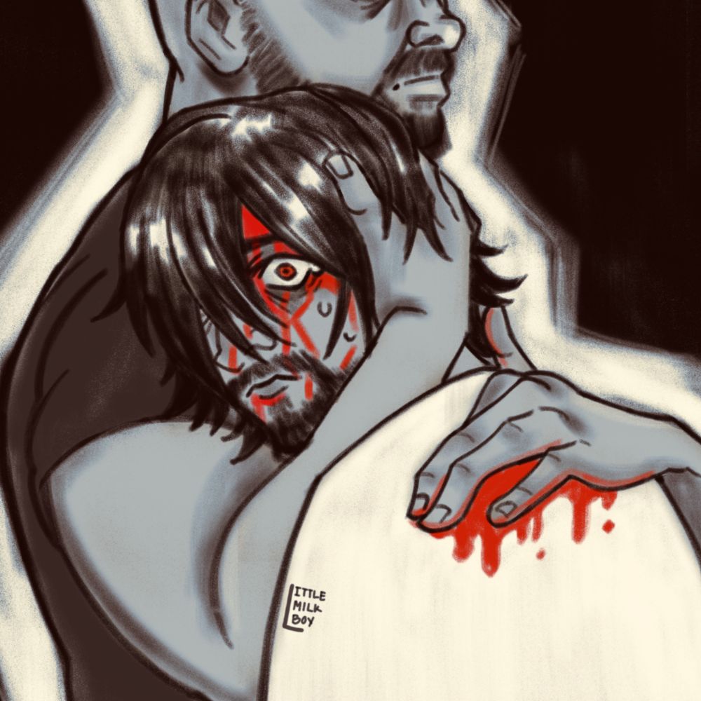 jon moxley tenderly hugging a bleeding wheeler yuta. does he even care about him anymore? did he ever?