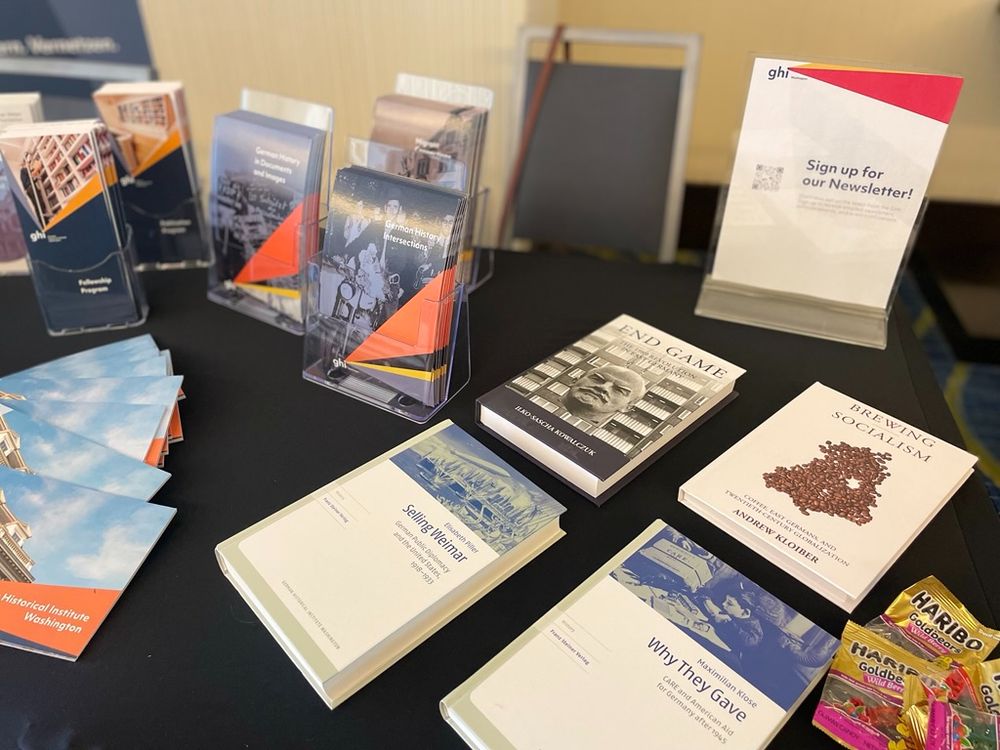 A look at the brochures and publications offered at our table.