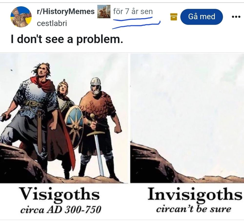 Screenshot of the meme from Reddit timestamped 7 yrs ago