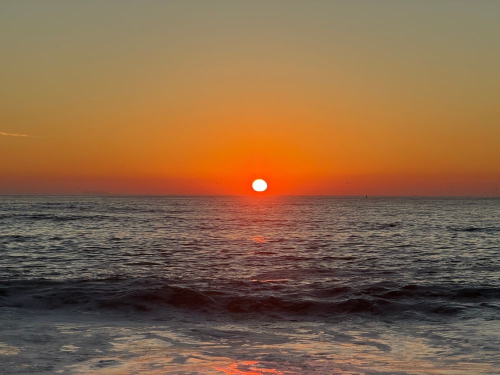Захід сонця на пляжі Халф-Мун-Бей