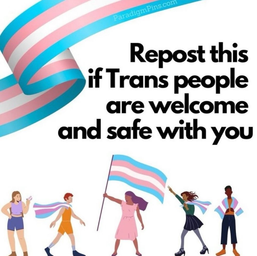 Repost this if trans people are welcome and safe with you