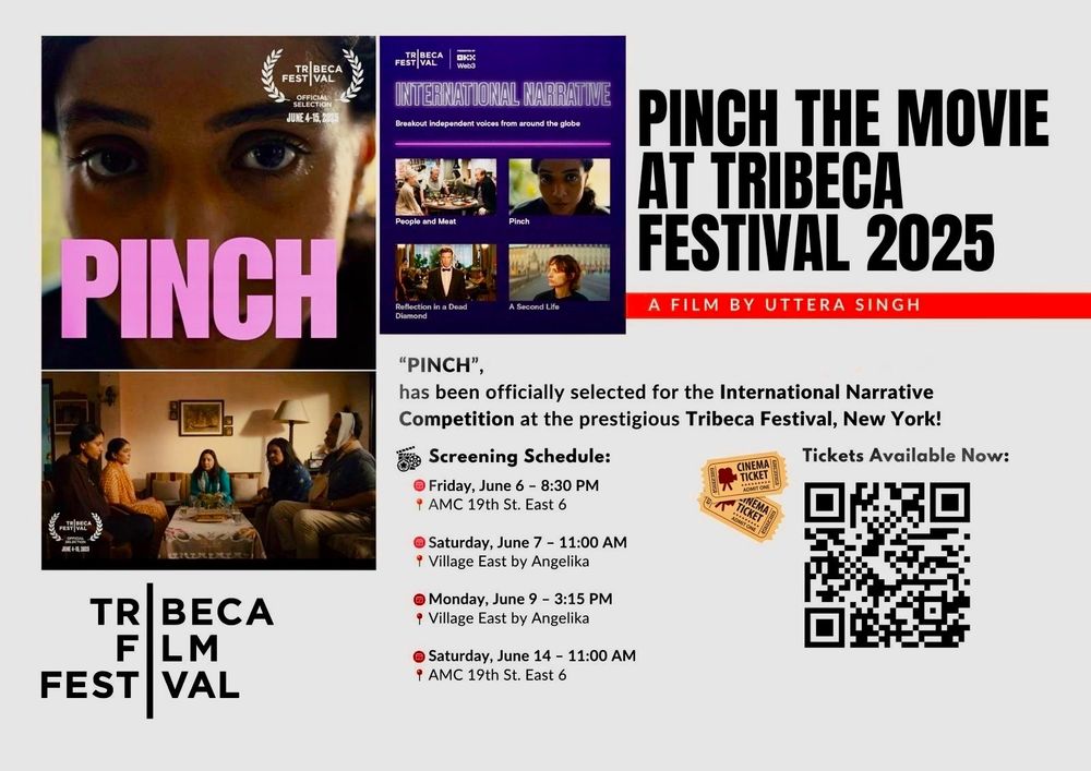 Screening details for PINCH. For more go here: https://tribecafilm.com/films/pinch-2025