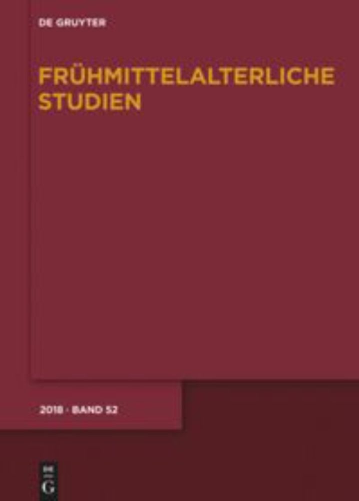 Frühmittelalterliche Studien Volume 58 Issue 1