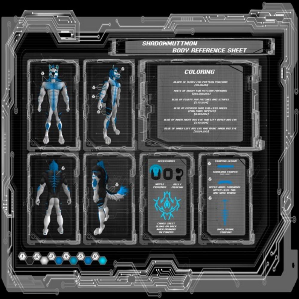 ShadowMuttmon Body Reference Sheet 8-16-2017 by shadowwolf34965