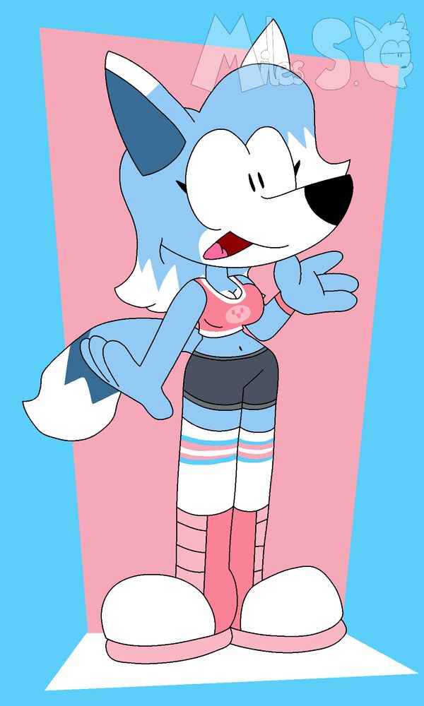 Alt Ver. (Complete with Tall Sneakers & thigh high trans socks)