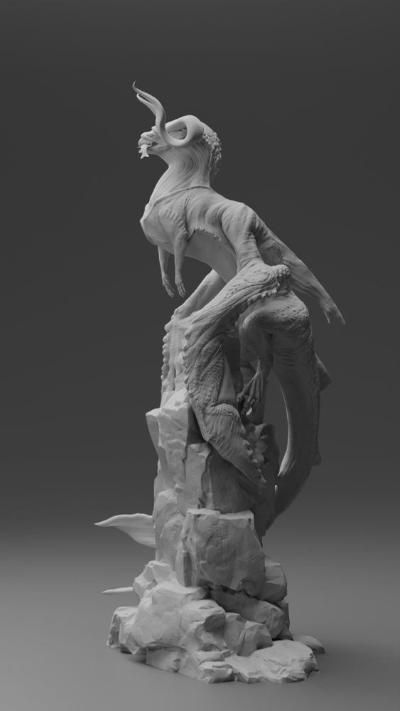 Side profile rendered in Cycles.