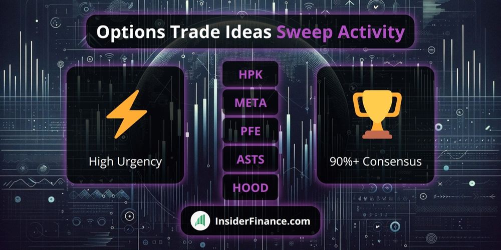 🎯 Sweep Options Activity trade ideas! Institutions trading #options urgently with strong consensus 