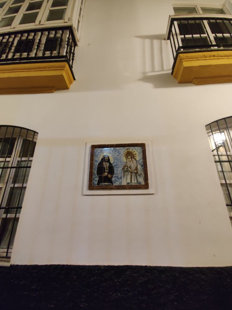 Jesus and Mary are never far from you in this town