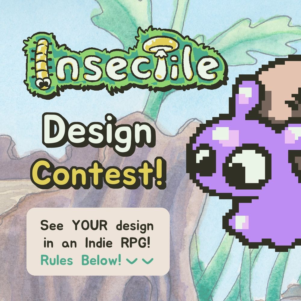 Insectile Design Contest!
See YOUR design in an Indie RPG.
Rules below.