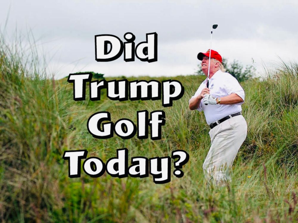 Track Donald Trump's golf outings and the cost to taxpayers.
