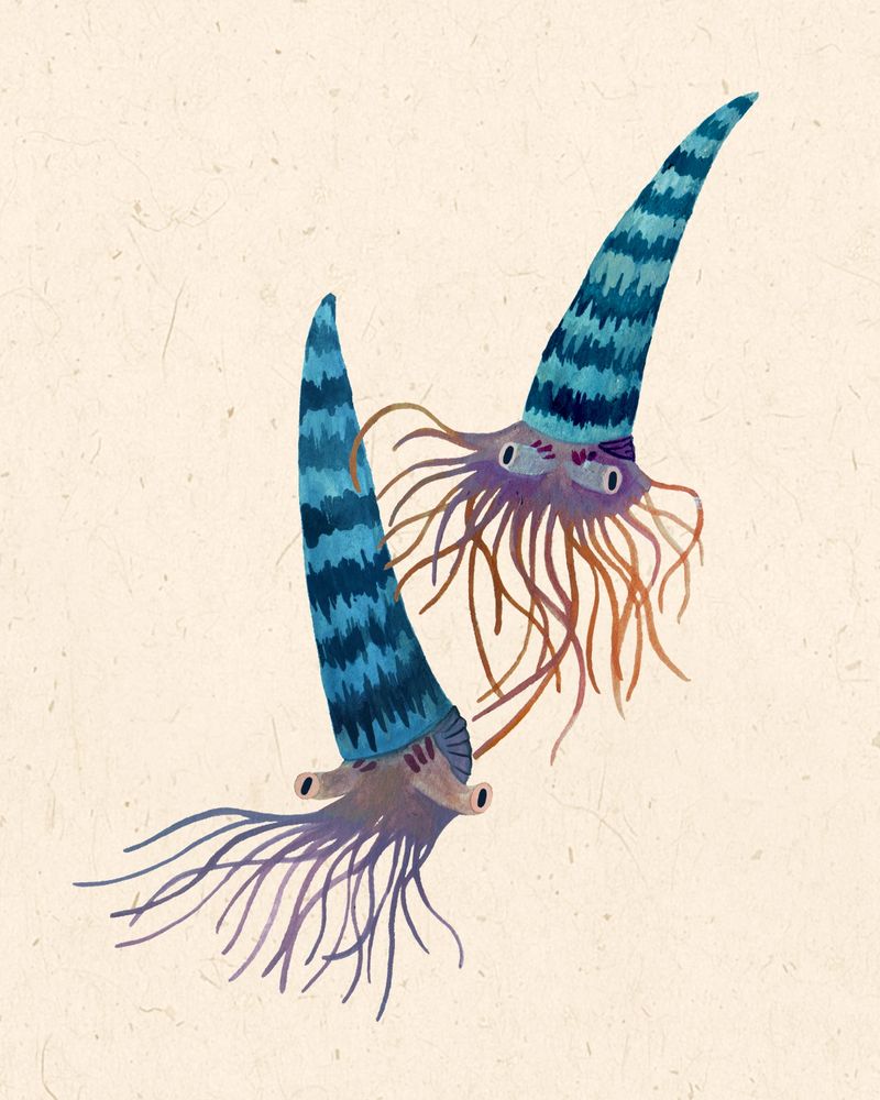 Illustration of two ellesmeroceras from the lower ordovician period.
