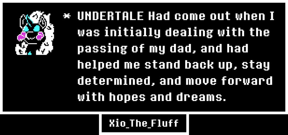 A changeling expressing the hard time that a favorite game had helped them through.