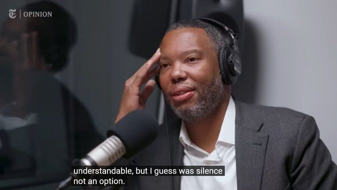 Coates/Ezra Klein "Understandable, but I guess was silence not an option?"