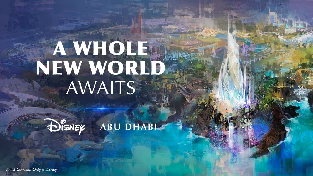 A conceptual artists rendering of a new theme park in Abu Dhabi. 