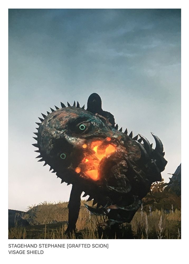 Stagehand Stephanie against Grafted Scion. Visage Shield.