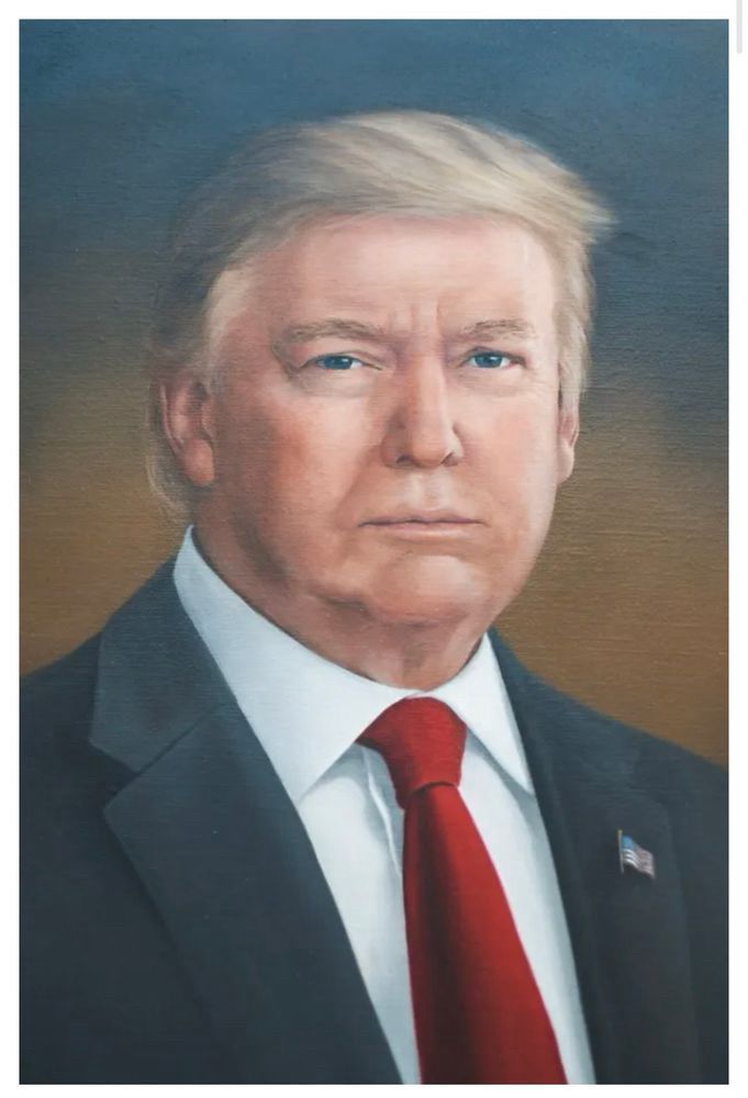 Straight on photo of controversial portrait from CO.