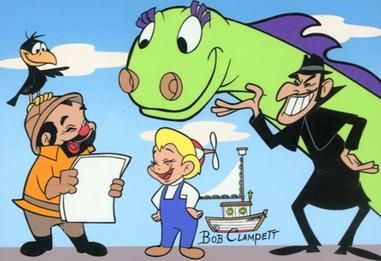 Still image from the animated television show Beany and Cecil