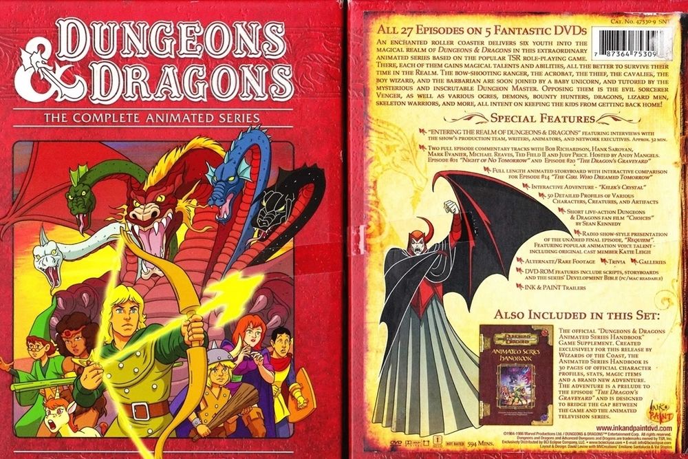 DVD boxed set of the 1980s animated Dungeons & Dragons television show.