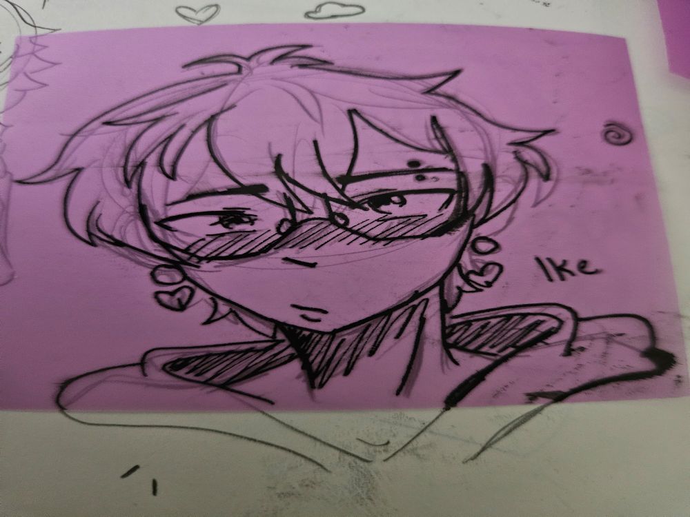 Doodle of Ike Eveland