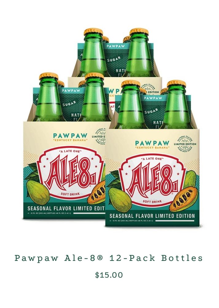 Product listing for Ale-8-One Paw Paw flavored soda pop