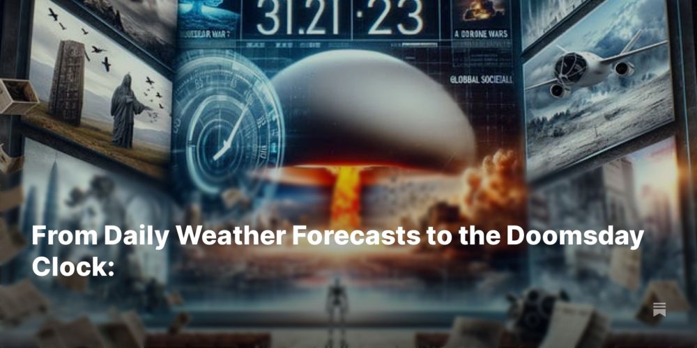 From Daily Weather Forecasts to the Doomsday Clock: