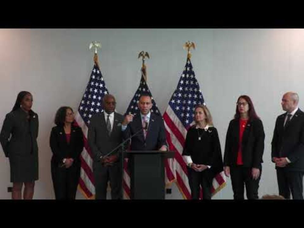 Leader Jeffries Holds Press Availability in Denmark during CODEL