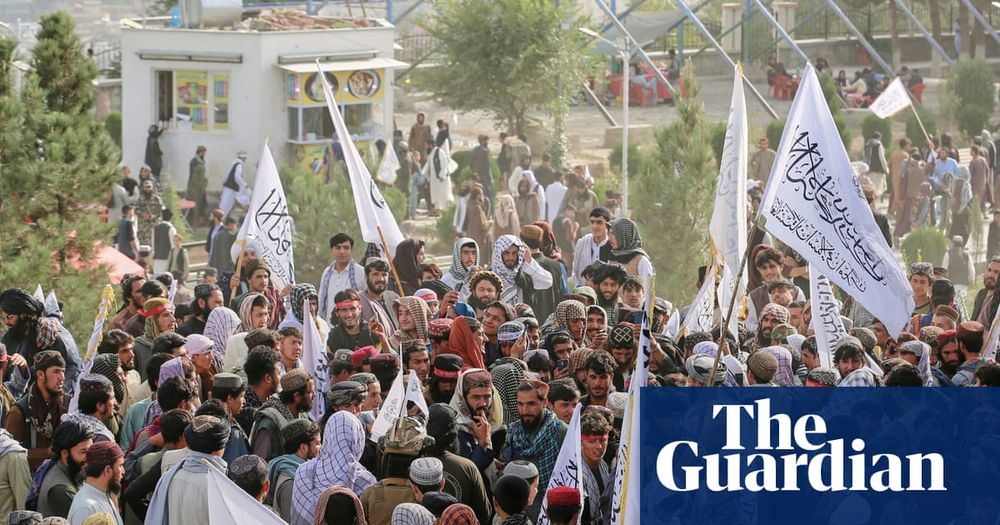 Thousands gathered for Kabul ‘flower showers’ which women could not attend – while some protested date as ‘dark day’

Thousands of men gathered across Kabul on Friday to watch the scattering of flowers from helicopters, but Afghan women were barred from attending the celebrations marking the fourth anniversary of the Taliban’s return to power.

Three of the six “flower shower” locations were already off-limits to women, who have been prohibited from entering parks and recreational areas since November 2022. Continue reading...