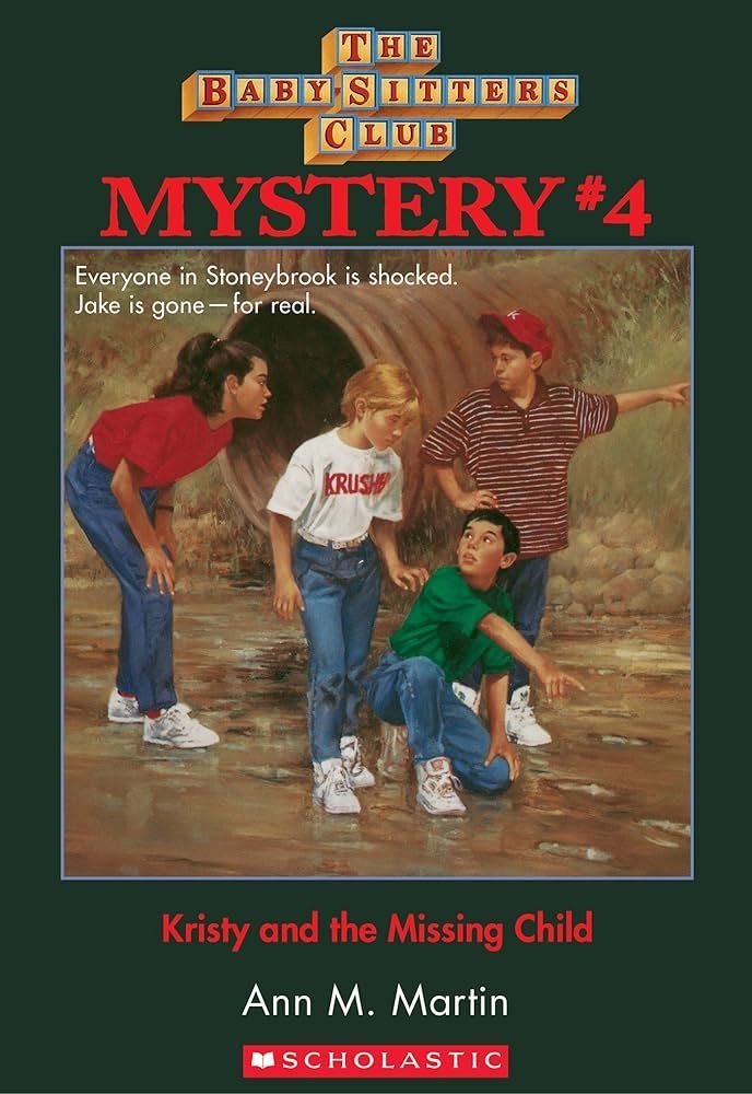Babysitters club book cover "Kristy and the missing child"
