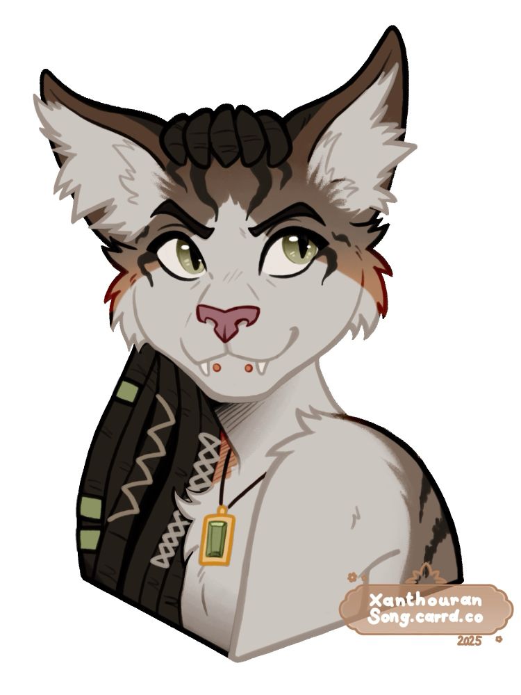 Bust drawing of my OC Ed