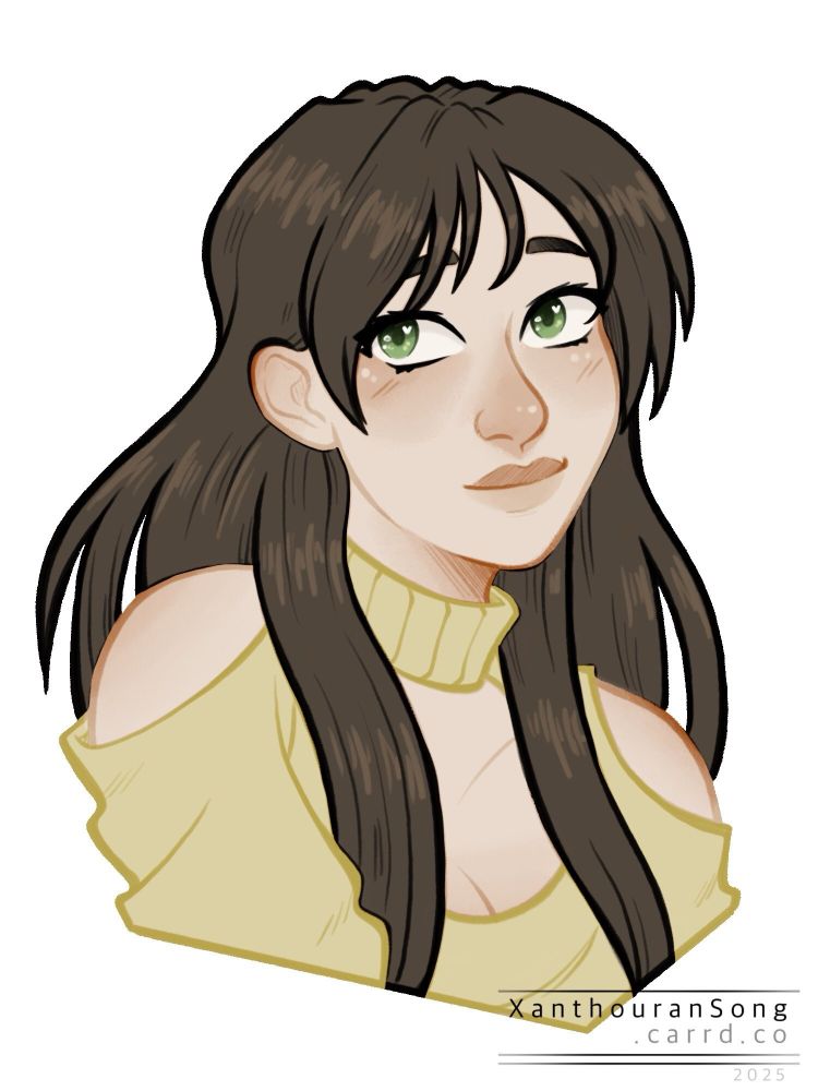 Bust drawing for bluechoart