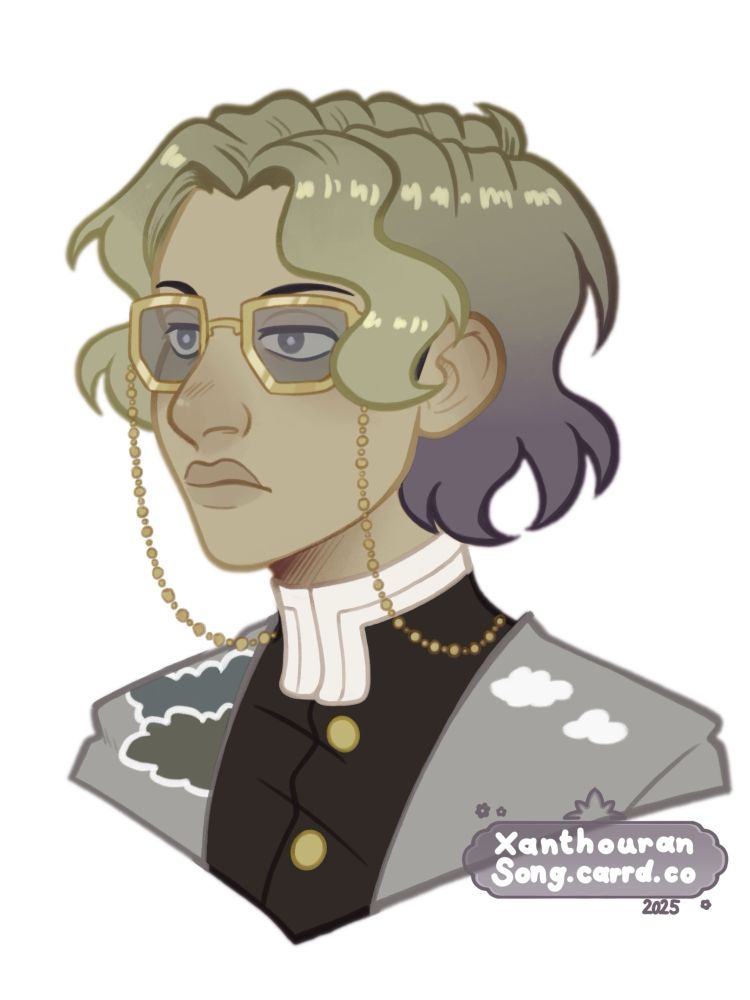 bust drawing of my OC Ranji