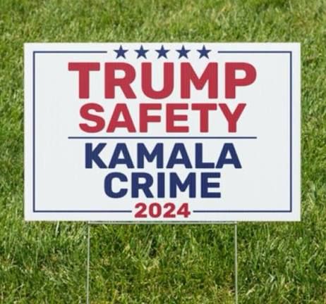 “TRUMP SAFETY - 
KAMALA CRIME”