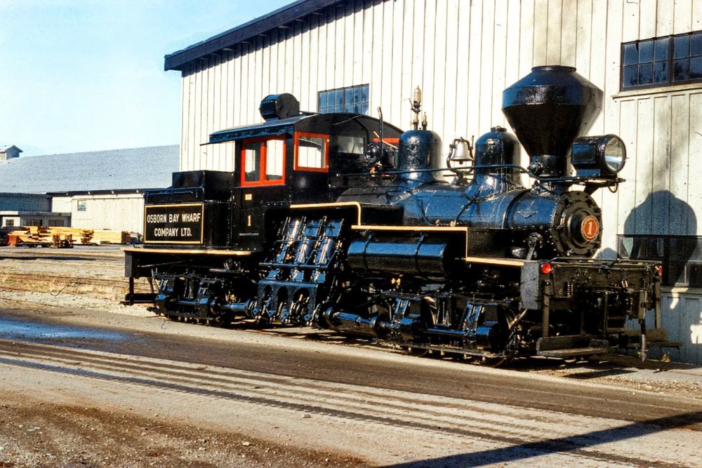 Hillcrest Lumber Shay #1, lettered for the Osborn Bay Wharf company