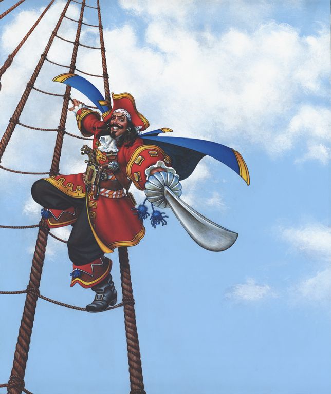 Captain Morgan in the Rigging by Don Maitz