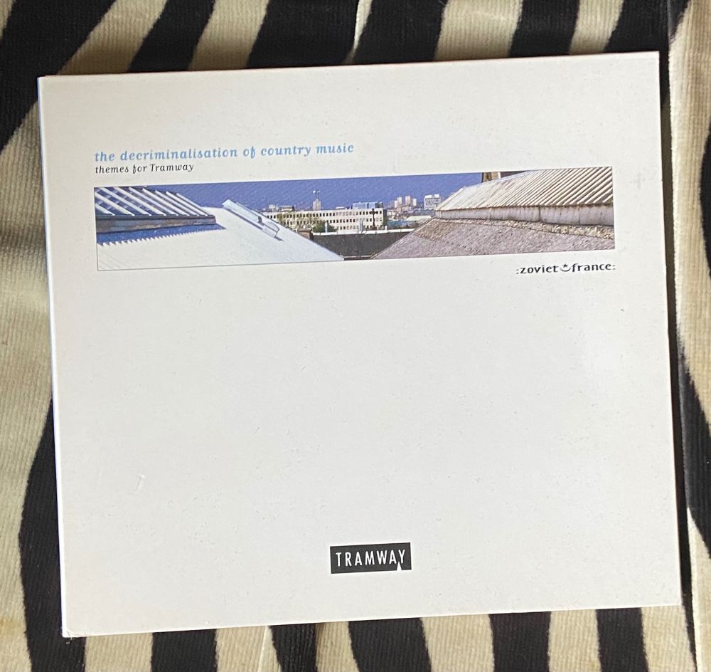 Image shows the cover of the cd called 'The Decriminalisation of Country Music' by the band, Zoviet France.