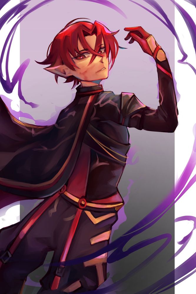 Example of my art: Painting of Fell Alear from Fire Emblem Engage