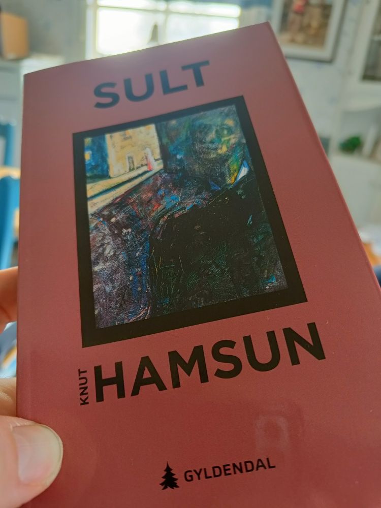 Bilde av boken "Sult" av Knut Hamsun.