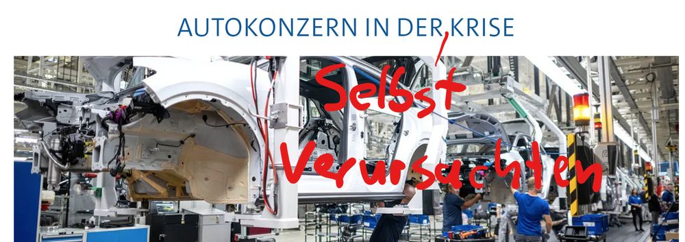 Autokonzerne in der (selbst verursachten) Krise